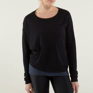 Lululemon Pure Balance Sweater Black / Black / Soot Light